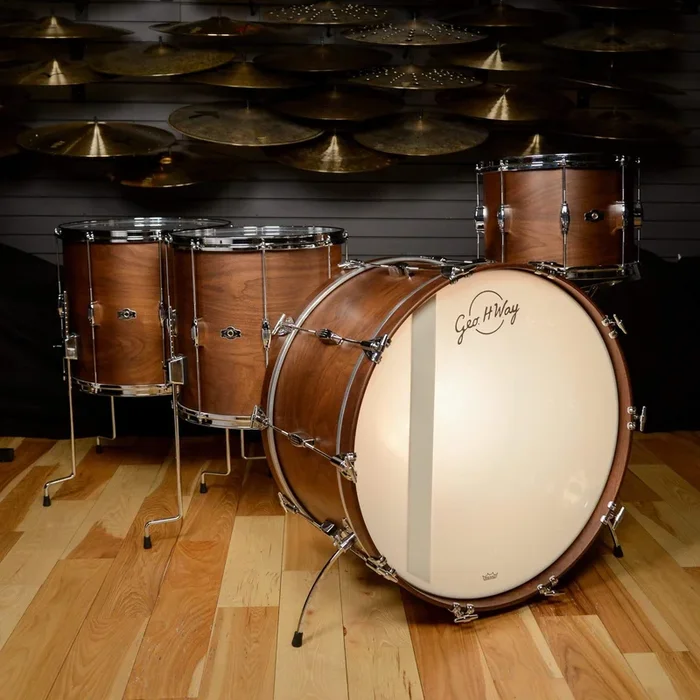 George Way 14/16/18/26 4pc. Tradition Walnut Drum Kit Matte Natural