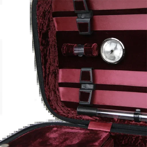 GEWA Liuteria Atlanta Oblong Violin Case 4/4 Black with Red Interior