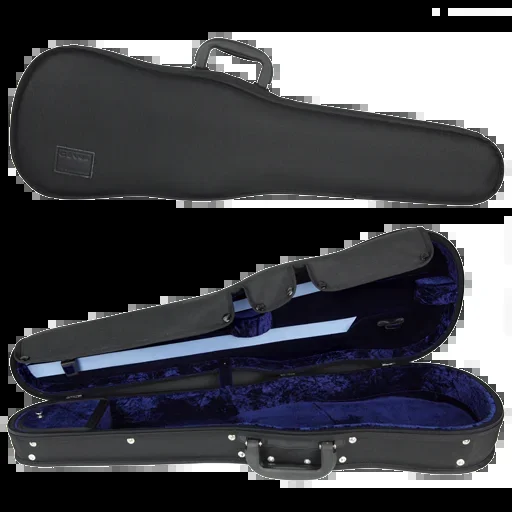 GEWA Liuteria Concerto Shaped Violin Case 4/4 Black with Blue Interior