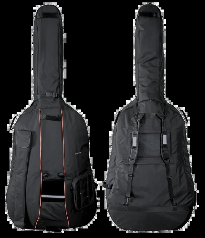 GEWA Premium Double Bass Gig Bag 12mm Padding Black – 3/4