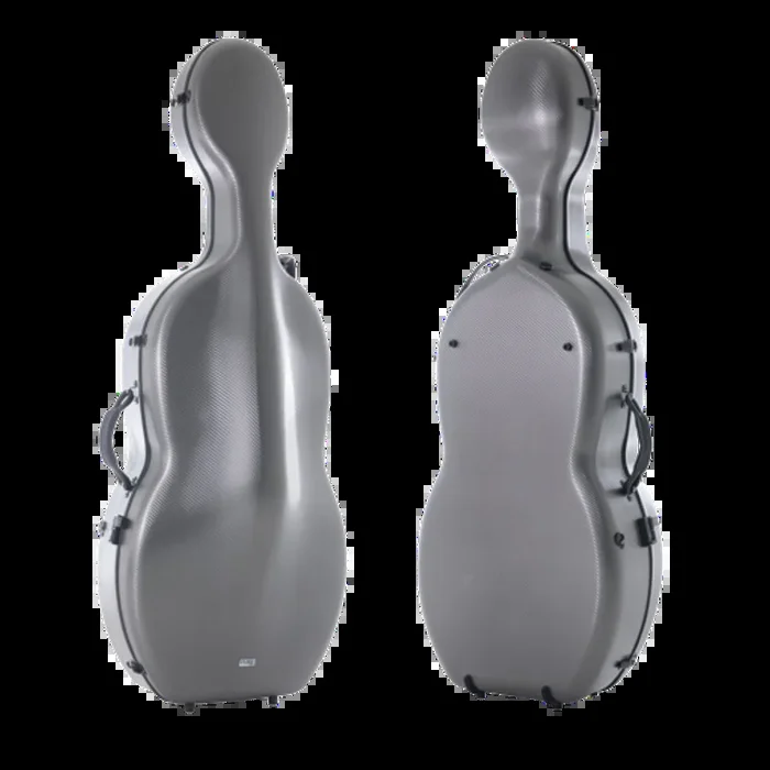 GEWA Pure Polycarbonate Cello Case with Wheels Grey 4/4