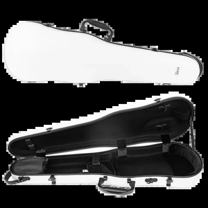 GEWA Pure Polycarbonate Shaped Violin Case 1.8kg White