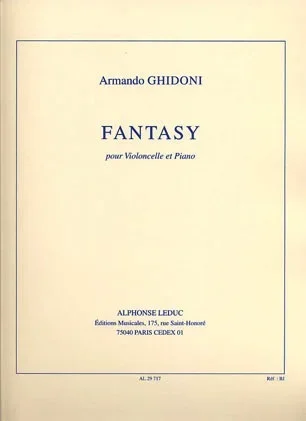 Ghidoni, Armando: Fantasy (cello & piano)