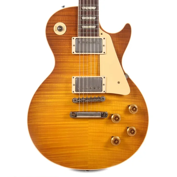 Gibson Custom 1958 Les Paul Standard “CME Spec” Plain Top Amber VOS w/59 Carmelita Neck