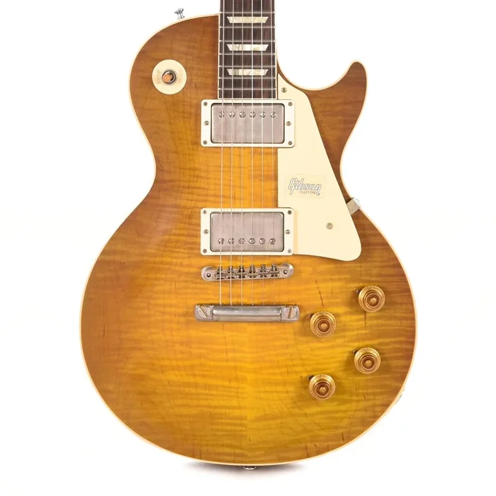 Gibson Custom 1958 Les Paul Standard Plain Top “CME Spec” Green Lemon VOS w/59 Carmelita Neck