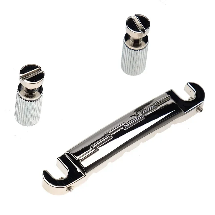 Gibson Lightning Bar Wraparound Compensating Bridge – Nickel