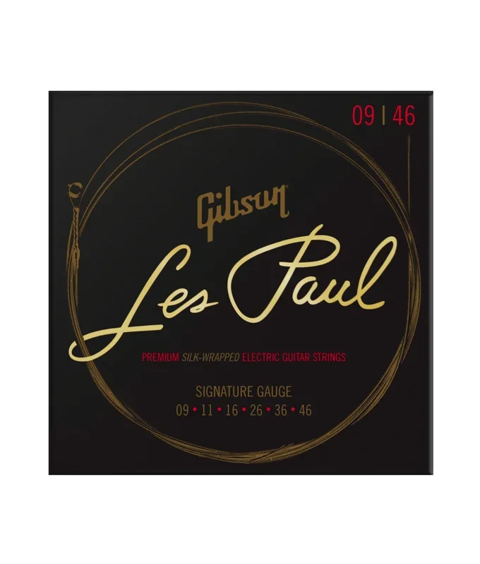 Gibson SEG-LES Les Paul Premium Electric Guitar Strings -.009-.046 – Signature