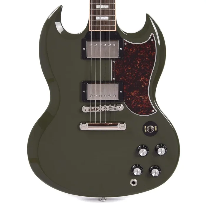 Gibson USA SG Standard Olive Drab w/Tortoise Pickguard & T-Type Pickups