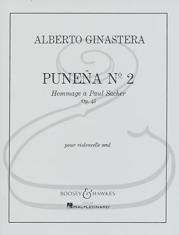 Ginastera (Rostropovitch): Puneña No.2, Op.45 (cello) Boosey & Hawkes