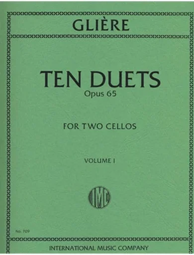 Gliere, Reinhold: Ten Duets, Op. 53 Vol. 1 (2 cellos)