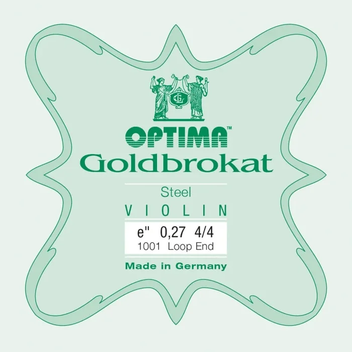 Goldbrokat Violin E String – Heavy Gauge (.27) – Loop (Plain Steel)