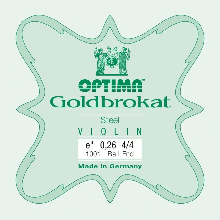 Goldbrokat Violin E String – Medium Gauge (.26) – Ball (Plain Steel)