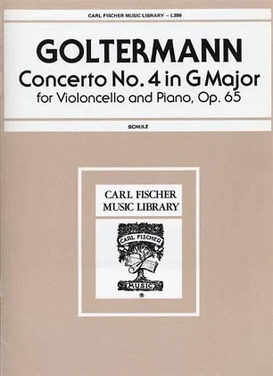 Goltermann, G. (Schultz, Arr): Concerto No.4 Op.65 in G (cello & piano) Carl Fischer