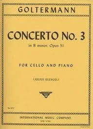 Goltermann, Georg (Klengel): Concerto No.3 in B minor (cello & piano) IMC