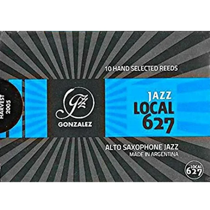 Gonzalez Alto Saxophone ‘Jazz Local 627’ Reeds, Box of 10
