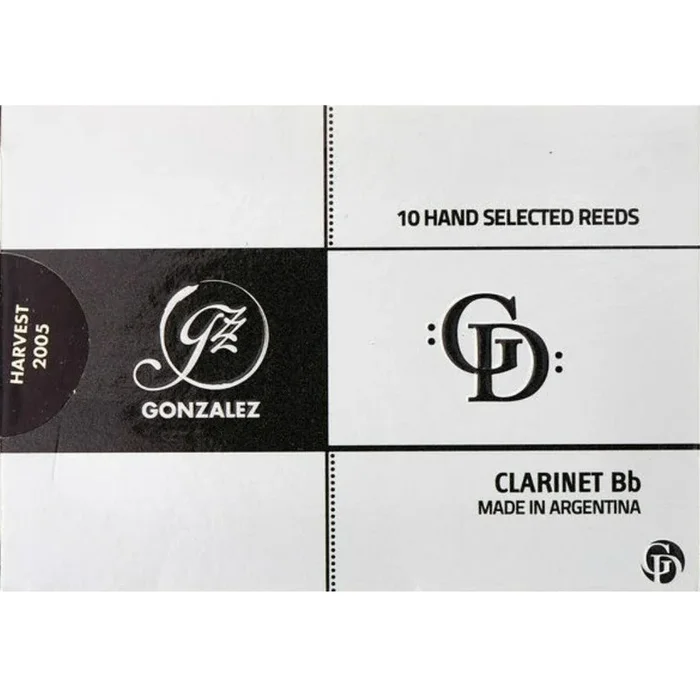 Gonzalez Bb Clarinet ‘GD’ Reeds Strength 4.25, Box of 10