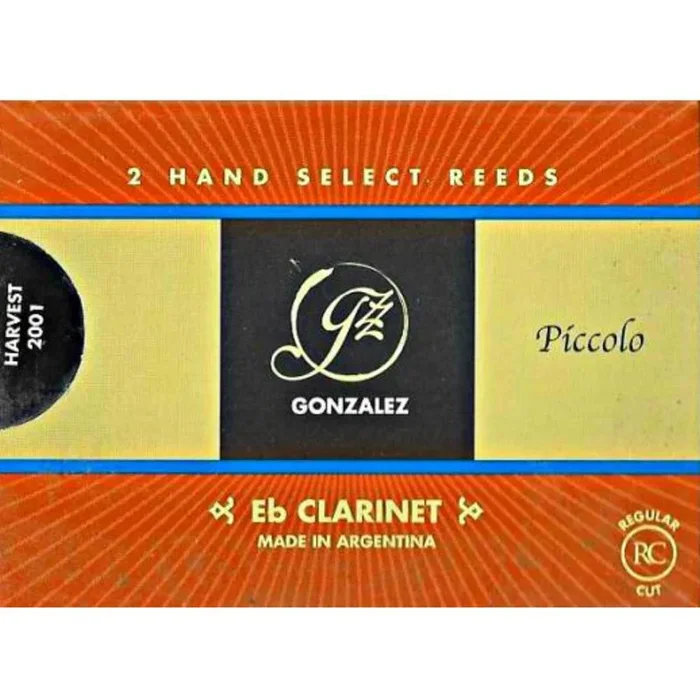 Gonzalez Eb Clarinet ‘RC’ Reeds Strength 3, Box of 2