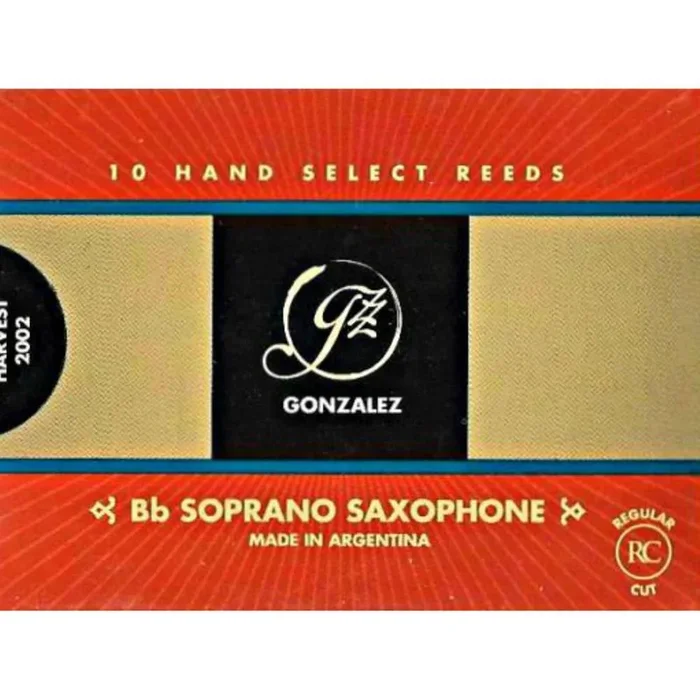 Gonzalez Soprano Saxophone ‘RC’ Reeds Strength 4.25, Box of 10