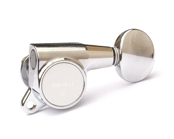 Gotoh SG381 6 In Line Guitar Tuners Tuning Machines – Chrome