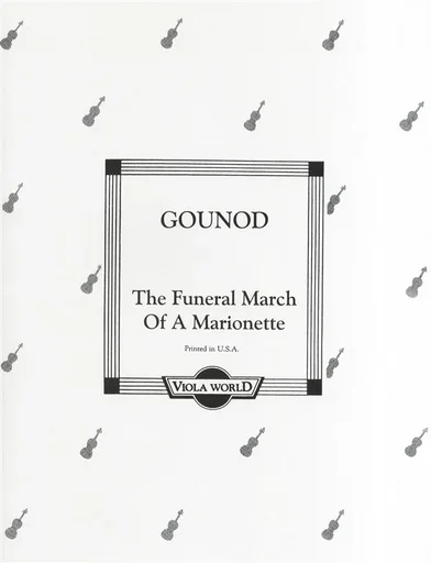 Gounod, Charles: The Funeral March of a Marionette (viola & piano)