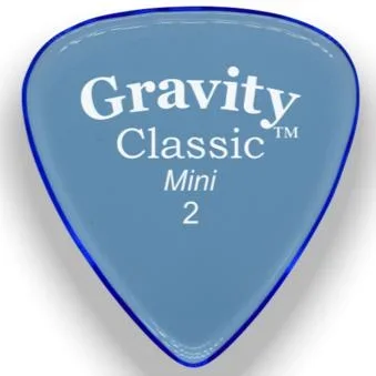 Gravity Classic Mini Polished Bevel Guitar Pick | 2.0mm