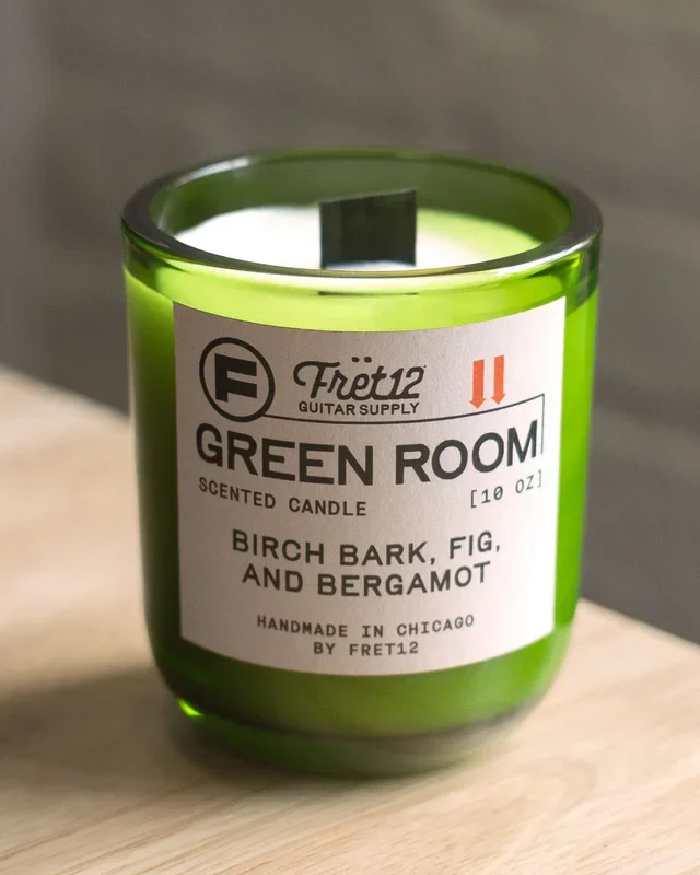 GREEN ROOM FRET12 CANDLE – LARGE 10 OZ