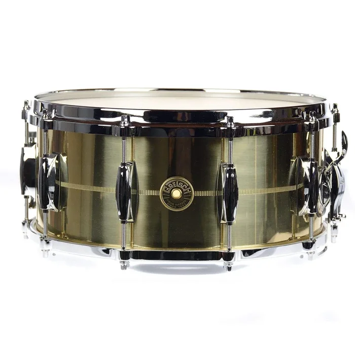 Gretsch 6.5×14 USA G-4000 Solid Spun Brass Snare Drum