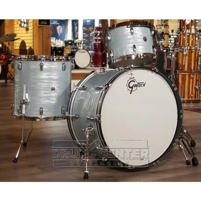 Gretsch Brooklyn 3pc Rock Drum Set Vintage Oyster White – DCP Exclusive!