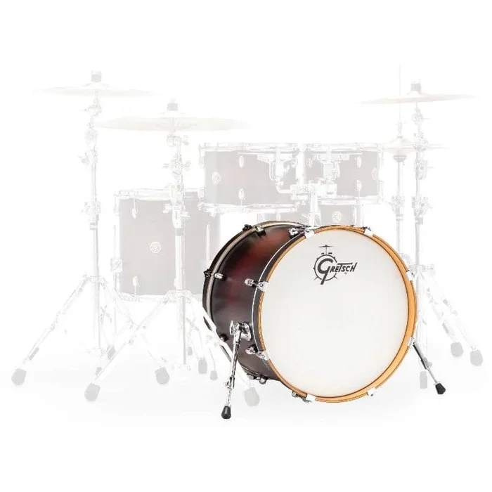 Gretsch Catalina Maple Bass Drum 22×18 Satin Deep Cherry Burst