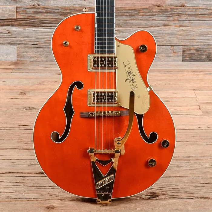 Gretsch G6120 Chet Atkins Hollowbody Orange 2013