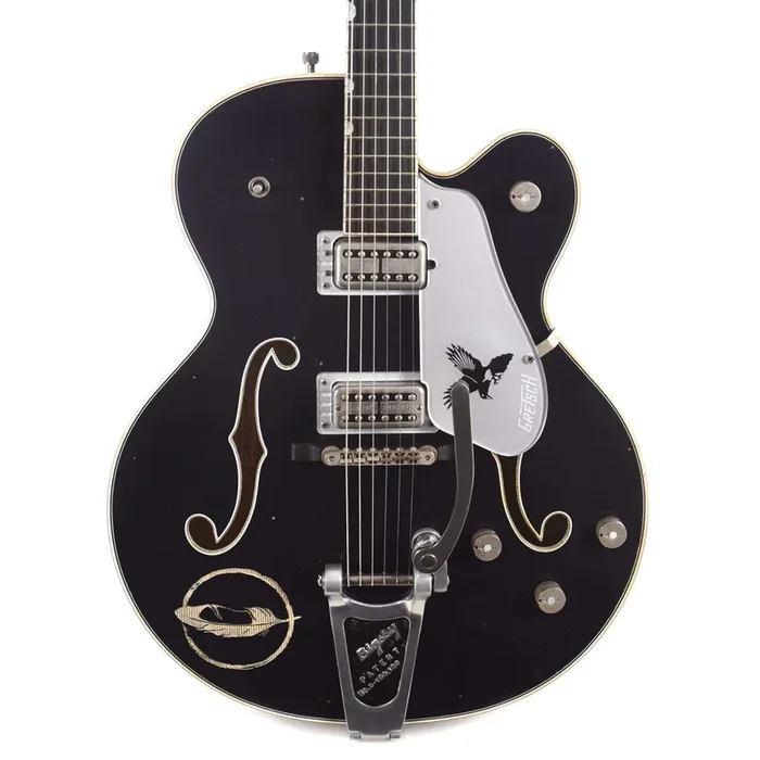 Gretsch G6136T Custom Rich Robinson Magpie Raven’s Breast Blue Relic w/Bigsby Master Built by Steven Stern
