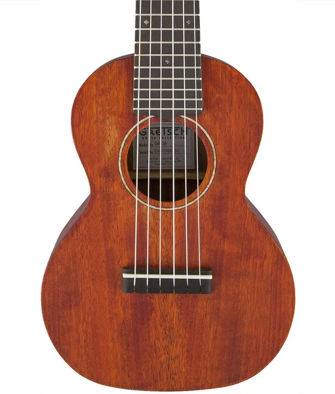 Gretsch G9126 Guitar-Ukulele with Gig Bag, Ovangkol Fingerboard – Honey Mahogany Stain