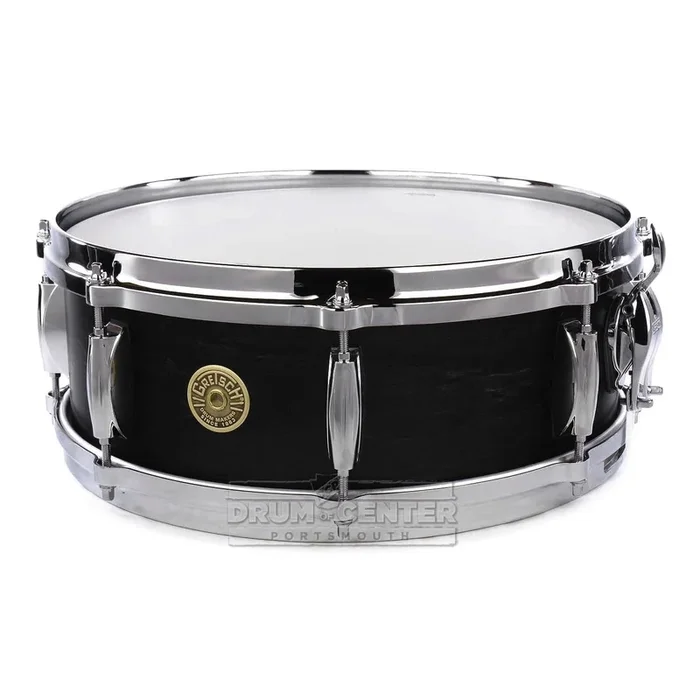 Gretsch USA Custom Snare Drum 14×5 8-Lug Satin Ebony