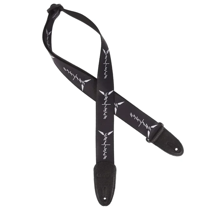 Gretsch Wings Black/Grey Strap