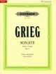 Grieg, Edvard (Benestad): Sonate (Sonata) Op. 13 in G major, urtext (violin & piano)