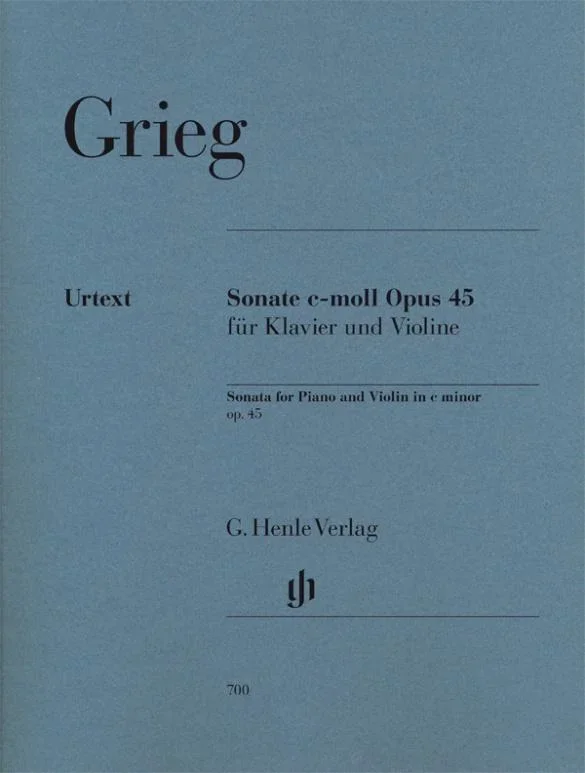 Grieg, Sonata in C Minor Op. 45 for Violin and Piano (Henle)