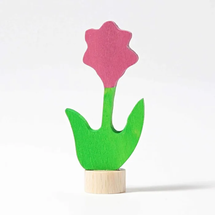 Grimm’s birthday ring deco flower – pink