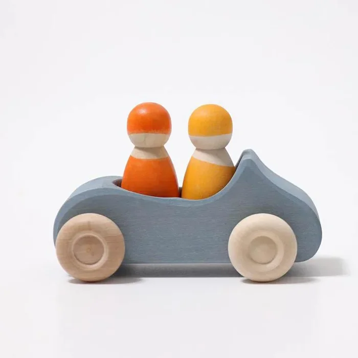 Grimm’s convertible car – blue