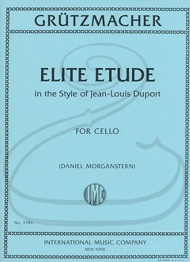 Gruetzmacher (Morganstern): Elite Etude in the Style of Jean-Louis Duport (cello) International