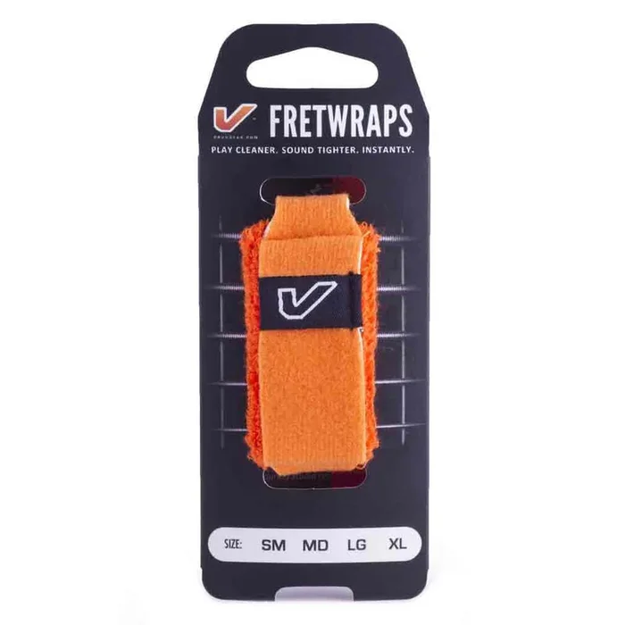 Gruv Gear FretWraps HD Flare Orange Guitar String Muter 1-Pack Medium