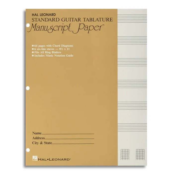 Guitar Tab Manuscript