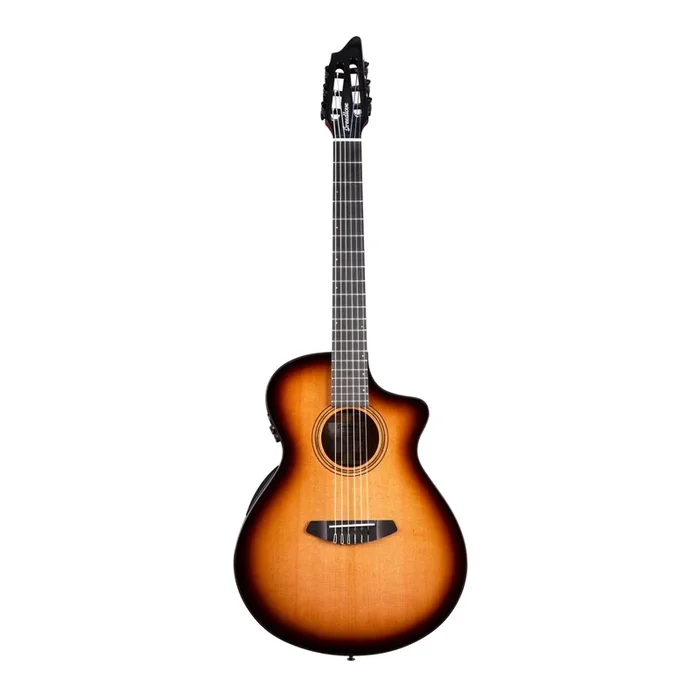 Guitarra acústica-eléctrica de cuerdas de nailon Breedlove Organic Solo Pro Concert Ce – Edgeburst