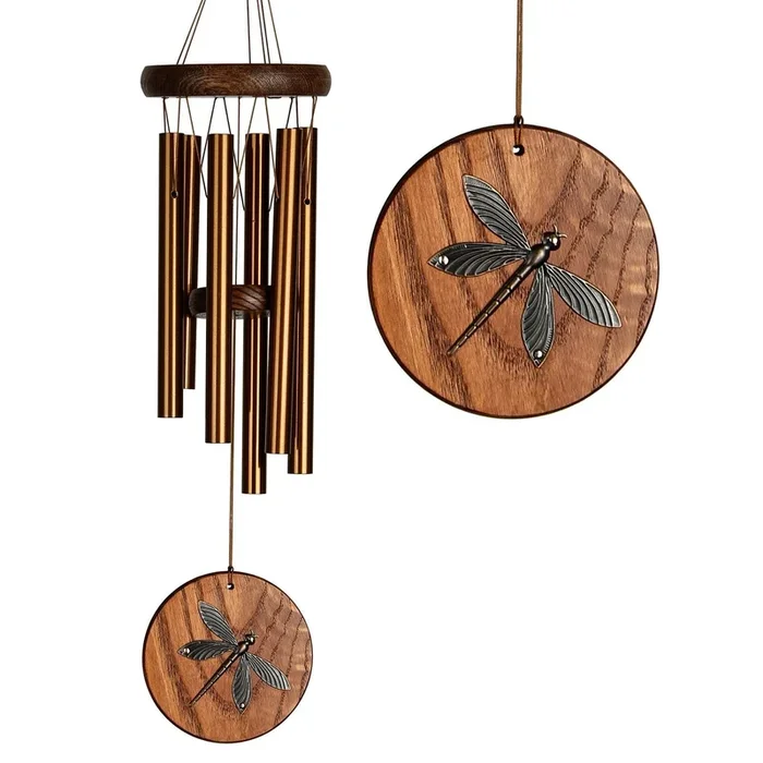Habitats Chime – Teak, Dragonfly