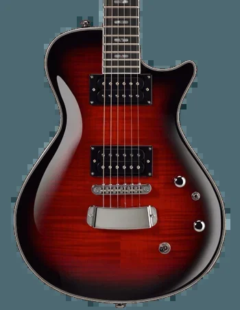Hagstrom ULSWE Ultra Swede Electric Guitar, Burgundy Burst