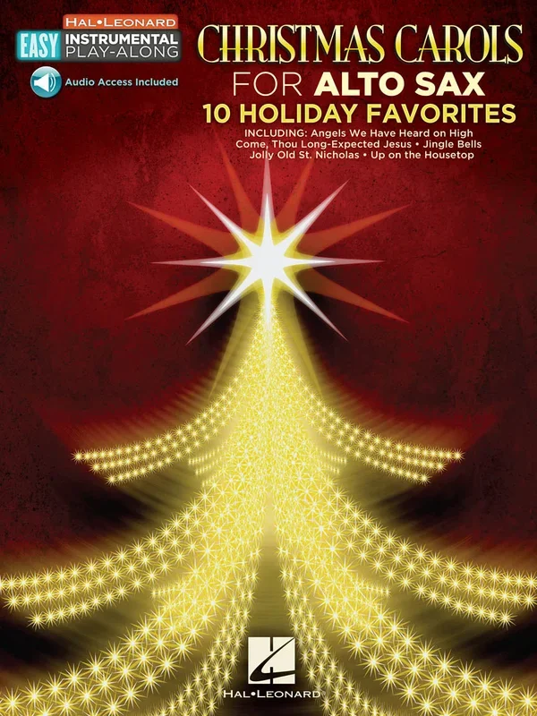 Hal Leonard Christmas Carols for Alto Sax Play-Along – HL00130365