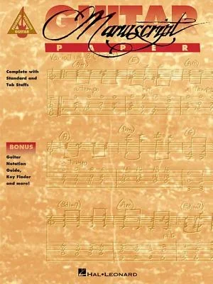 Hal Leonard Guitar Manuscript Paper TAB