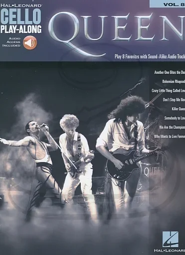 Hal Leonard Play-Along Series Vol.8: Queen (cello)(audio access) Hal Leonard