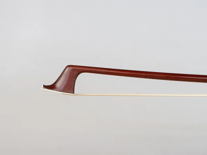 HALLIGAN cello bow, silver & ebony mounted, USA, 82.3g