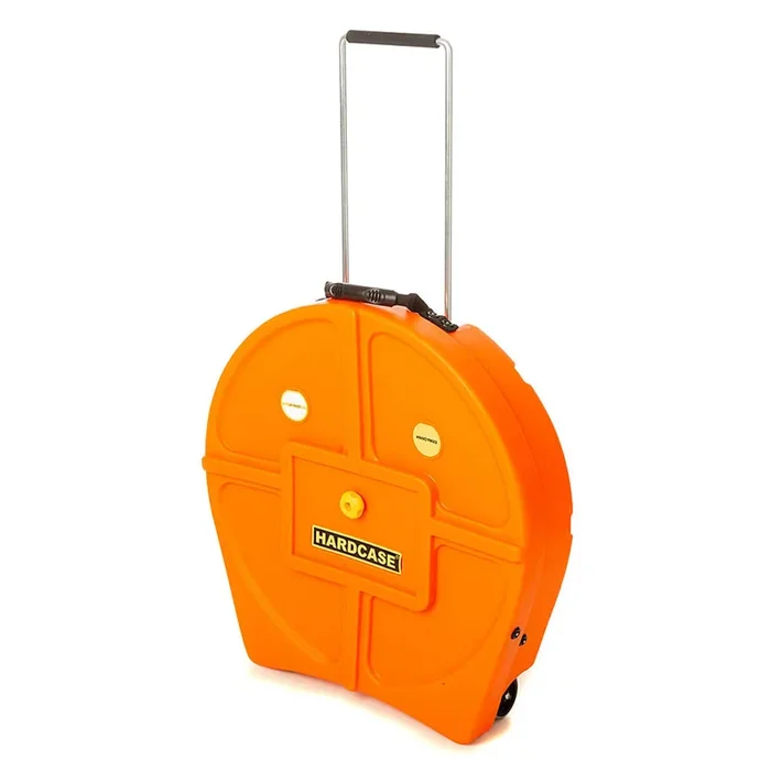 Hardcase 22″ Orange Cymbal Case With Wheels