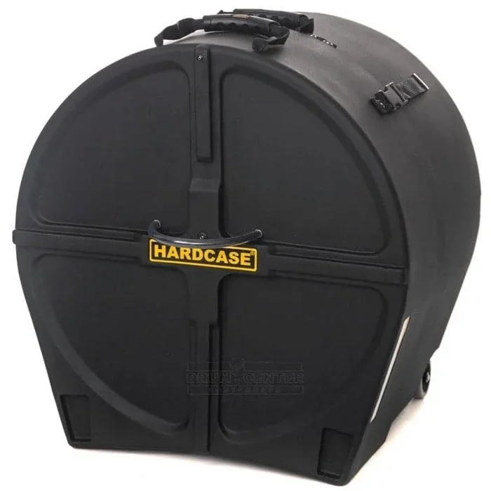 Hardcase Individual Drum Cases: 20″ Bass Case w/Wheels